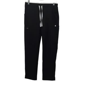 FIGS Yola Skinny Scrub Pant Black Extra Small Petite Nursing Healthcare Medical